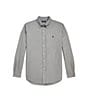 Color:Perfect Grey - Image 4 - Classic-Fit Oxford Long-Sleeve Woven Shirt