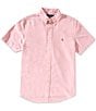 Polo Ralph Lauren Classic Fit Oxford Short Sleeve Woven Shirt, Color:Adirondack Berry - Image 1