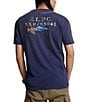Color:Dark Cobalt - Image 2 - Classic Fit Peace Climb Love Graphic Short Sleeve T-Shirt