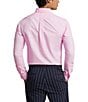 Color:New Rose - Image 2 - Classic Fit Performance Stretch Oxford Long Sleeve Woven Shirt