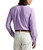 Polo Ralph Lauren Solid Classic Fit Performance Stretch Oxford Long Sleeve Woven Shirt, Color:AIX Lavender - Image 2