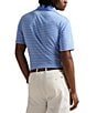 Polo Ralph Lauren Classic Fit Striped Performance Stretch Short Sleeve Polo Shirt, Color:Canvas Blue/Ceramic White - Image 2