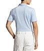 Color:Ceramic White/Refined Navy - Image 2 - Classic Fit Performance Stretch Short Sleeve Polo Shirt