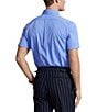 Color:Harbor Island Blue - Image 2 - Classic Fit Performance Stretch Short Sleeve Twill Woven Shirt