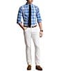 Color:Blue Multi - Image 3 - Classic Fit Large Plaid Oxford Long Sleeve Woven Shirt