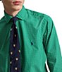 Polo Ralph Lauren Classic Fit Plaid Poplin Long Sleeve Woven Shirt - Image 3