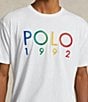 Color:White - Image 4 - Classic Fit Polo 1992 Jersey Short Sleeve T-Shirt