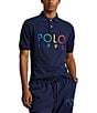 Color:Cruise Navy - Image 1 - Classic Fit Polo 1992 Mesh Short Sleeve Polo Shirt