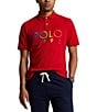 Color:RL 2000 Red - Image 1 - Classic Fit Polo 1992 Mesh Short Sleeve Polo Shirt