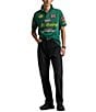 Polo Ralph Lauren Classic Fit Racing Mesh Short Sleeve Polo Shirt, Color:Tennis Green - Image 3