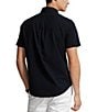 Color:Polo Black - Image 2 - Classic Fit Seersucker Short Sleeve Woven Shirt