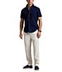Polo Ralph Lauren Classic Fit Seersucker Short Sleeve Woven Shirt, Color:Astoria Navy - Image 3