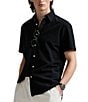 Polo Ralph Lauren Classic Fit Seersucker Short Sleeve Woven Shirt, Color:Polo Black - Image 1