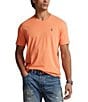 Color:Beach Orange Heather - Image 1 - Classic Fit Short Sleeve V-Neck T-Shirt