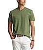 Color:Cargo Green Heather - Image 1 - Classic Fit Short Sleeve V-Neck T-Shirt