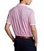 Color:Paisley Foulard Carmel Pink - Image 2 - Classic-Fit Soft Cotton Printed Carmel Pink Short-Sleeve Polo Shirt