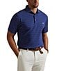 Polo Ralph Lauren Classic Fit Soft Cotton Stripe Short Sleeve Polo Shirt, Color:Fall Royal/Office Blue - Image 1