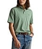 Polo Ralph Lauren Classic Fit Soft Cotton Stripe Short Sleeve Polo Shirt, Color:Fatigue/White - Image 1