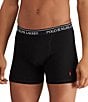 Color:Black/Stripe/Red - Image 3 - Classic Fit Solid And Stripe 6#double; Inseam Boxer Briefs 3-Pack