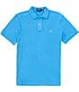 Polo Ralph Lauren Classic Fit Solid Cotton Mesh Polo Shirt, Color:Blue Orbit - Image 1