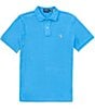 Polo Ralph Lauren Classic Fit Solid Cotton Mesh Polo Shirt, Color:Blue Orbit - Image 2