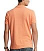 Color:Beach Orange Heather - Image 2 - Classic Fit Solid Cotton Mesh Polo Shirt