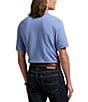 Color:Campus Blue - Image 2 - Classic Fit Solid Cotton Mesh Polo Shirt