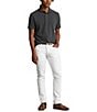 Color:Barclay Heather - Image 3 - Classic Fit Solid Cotton Mesh Polo Shirt