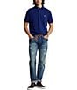 Polo Ralph Lauren Classic Fit Solid Cotton Mesh Polo Shirt, Color:Fall Royal - Image 3