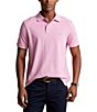 Color:Hampton Pink Heather - Image 1 - Classic-Fit Solid Polo Shirt
