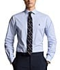 Color:Blue White Multi - Image 2 - Classic-Fit Spread Collar Checked Poplin Dress Shirt