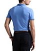 Polo Ralph Lauren Classic Fit Stretch Mesh Short Sleeve Polo Shirt, Color:Canvas Blue - Image 2