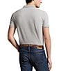 classic fit stretch mesh short sleeve polo shirt