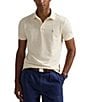 Polo Ralph Lauren Classic Fit Stretch Mesh Short Sleeve Polo Shirt, Color:Andover Cream - Image 1