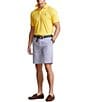 Color:Blue Seersucker - Image 3 - Classic-Fit Stretch Seersucker 9.25#double; Inseam Shorts