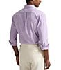 Polo Ralph Lauren Classic-Fit Stretch Stripe Poplin Long Sleeve Woven Shirt, Color:AIX Lavender/White - Image 2