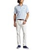 Color:Austin Blue/White - Image 3 - Classic-Fit Stripe Short-Sleeve Polo Shirt