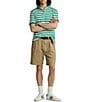 Color:Cruise Green/White - Image 3 - Classic Fit Stripe Soft Cotton Short-Sleeve Polo Shirt