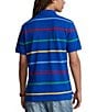 Color:Sapphire Star Multi - Image 2 - Classic-Fit Striped Short Sleeve Mesh Polo Shirt