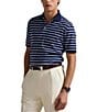 Polo Ralph Lauren Classic Fit Striped Short Sleeve Cotton Polo Shirt, Color:Refined Navy Mult - Image 1