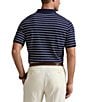 Polo Ralph Lauren Classic Fit Striped Short Sleeve Cotton Polo Shirt, Color:French Navy/White - Image 2