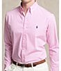 Color:Pink/White - Image 5 - Classic Fit Striped Stretch Poplin Shirt