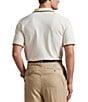 Polo Ralph Lauren Classic Fit Tipped Mesh Short Sleeve Polo Shirt, Color:Cream - Image 2