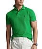 Color:Preppy Green - Image 1 - Classic Fit Tipped Mesh Short Sleeve Polo Shirt