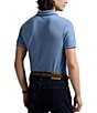 Polo Ralph Lauren Classic Fit Tipped Mesh Short Sleeve Polo Shirt, Color:Blue - Image 2