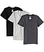 Color:Andover Heather/Madison Heather/Black - Image 1 - Classic Fit V-Neck Undershirt T-Shirts 3-Pack