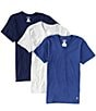 Color:Andover Heather/Bali Blue/Cruise Navy - Image 1 - Classic Fit V-Neck T-Shirts 3-Pack