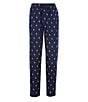 Color:Cruise Navy - Image 2 - Classic Knit All Over Polo Player Pajama Pants