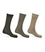 Polo Ralph Lauren Combed Cotton Dress Socks, Color:Olive Assortment - Image 1