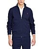 Color:Navy - Image 1 - Contrast Tip Lightweight Track Jacket